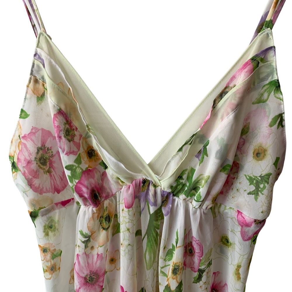 Oscar De La Renta Pink Label Floral Nightgown - Picture 2 of 9